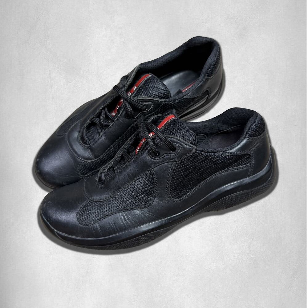 Prada America's Cup Leather Black